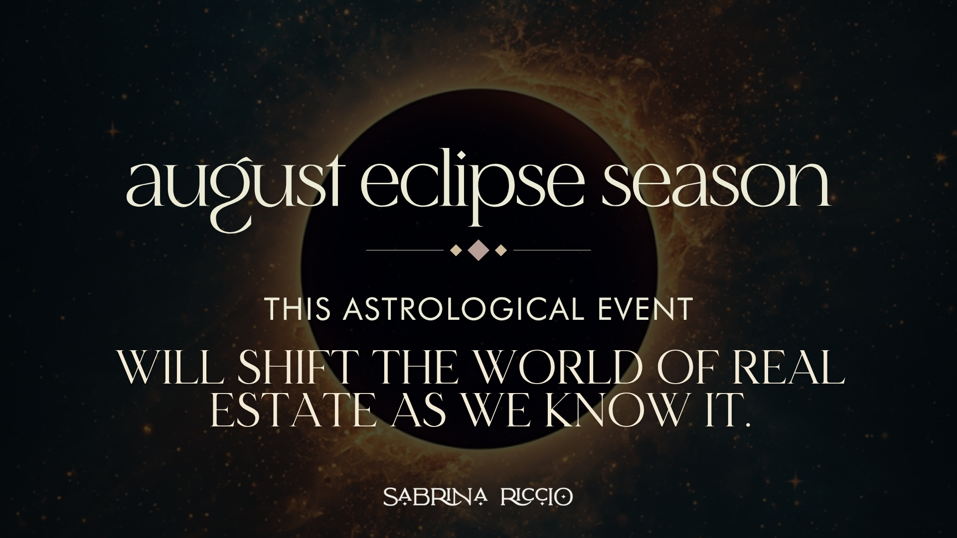 Total solar eclipse over the desert sky, symbolizing new beginnings for High Desert and Coachella Valley real estate